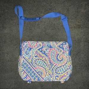 Vera Bradley Capri Blue Messenger Bag
